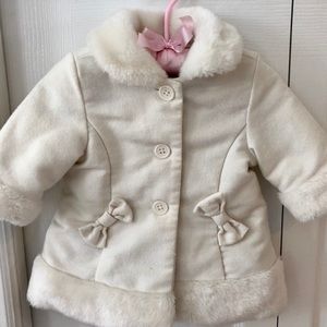 Children’s Place baby girl off white coat